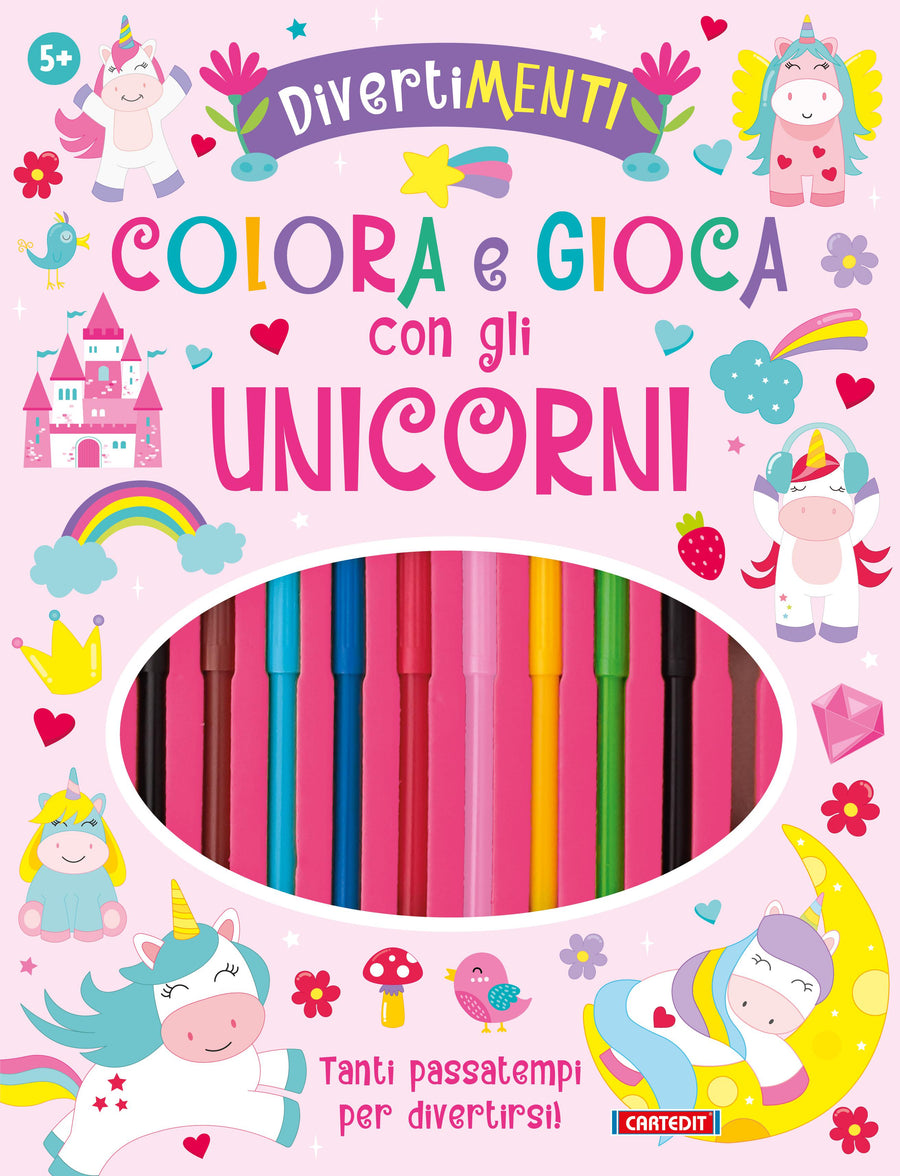 Colora e gioca con gli unicorni