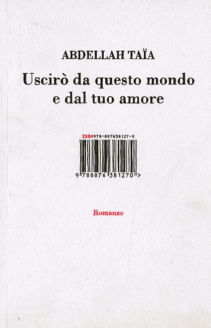 Usciro  da questo mondo e dal tuo amore