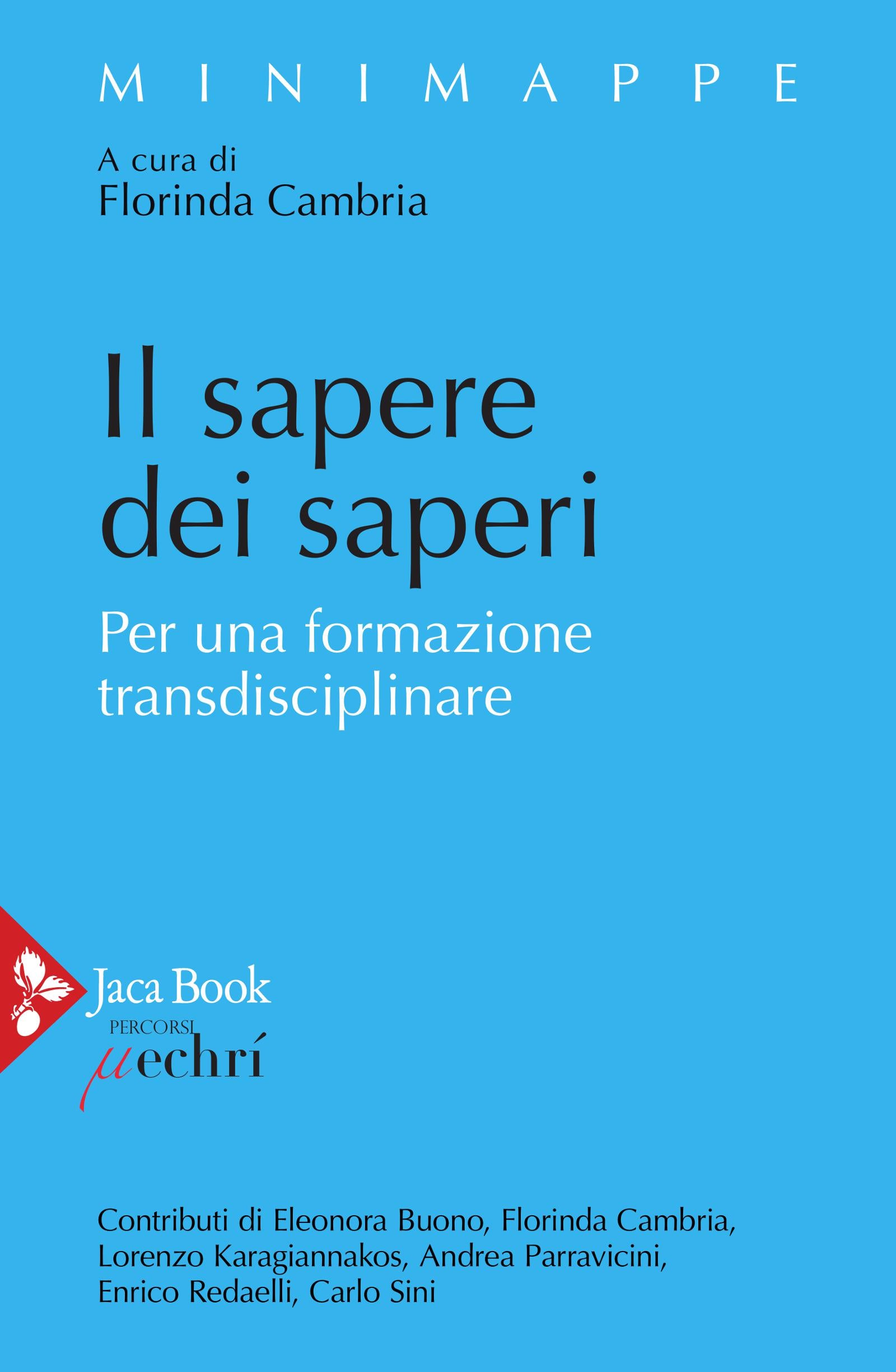 Sapere dei saperi. Per una formazione transdisciplinare