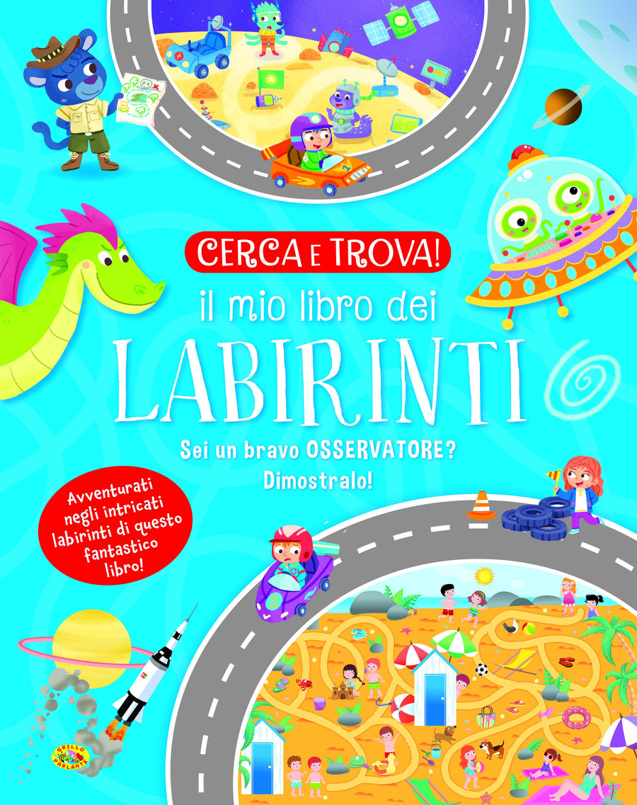 Mio libro dei labirinti. Sei un bravo osservatore? Dimostralo! Cerca e trova!