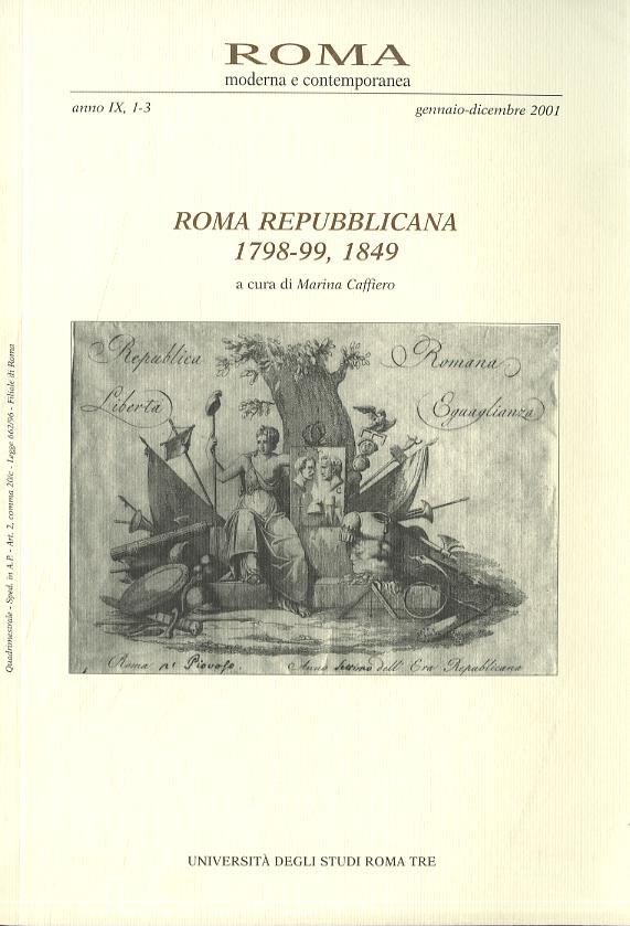 Roma repubblicana 1798-99 1849