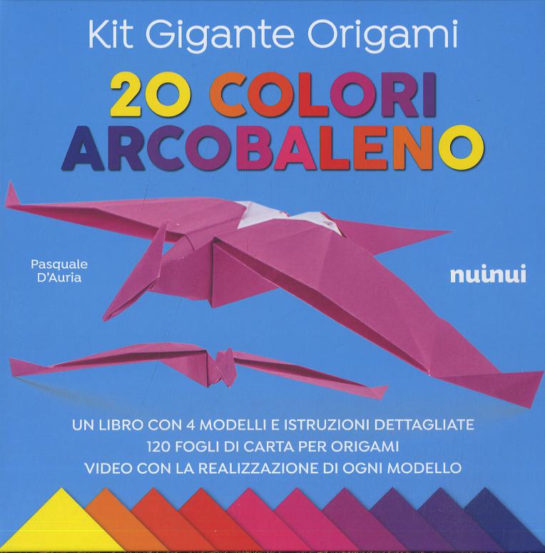 Kit gigante origami. 20 colori arcobaleno. Ediz. a colori. Con carta da origami