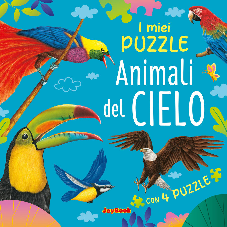 Animali del cielo. Libro puzzle. Ediz. a colori