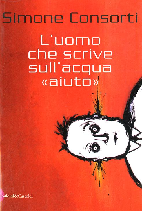 Uomo che scrive sull acqua aiuto