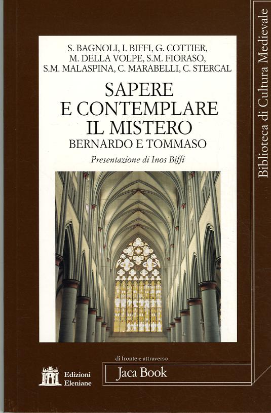 Sapere E Contemplare V.E.Il Mistero