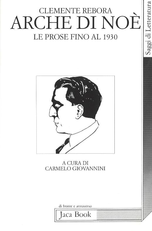 Arche Di Noe . Le Prose Fino Al 193