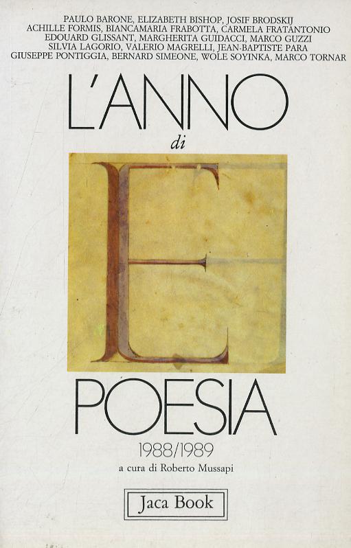 Anno Di Poesia 1988/1989 (Fc)