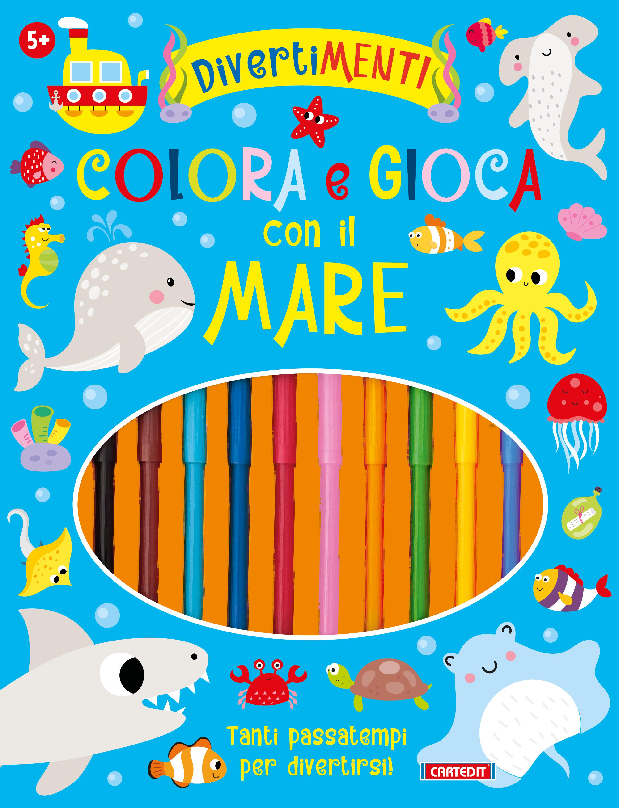 Colora e gioca con il mare