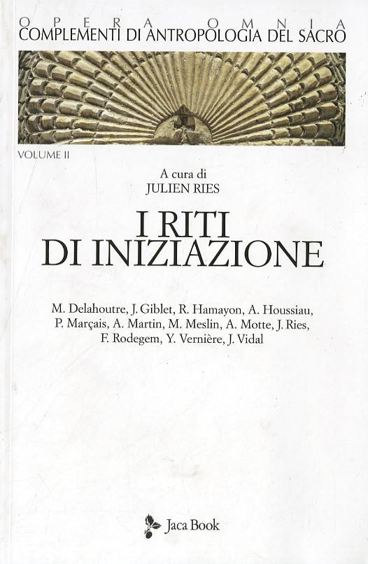 Complementi Di Antropologia Del Sac
