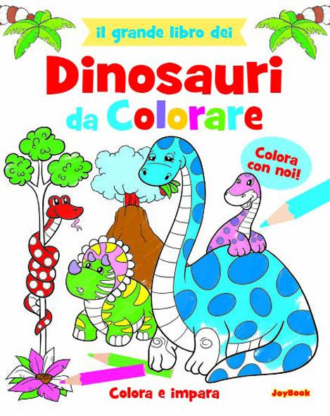 Grande libro dei dinosauri da colorare