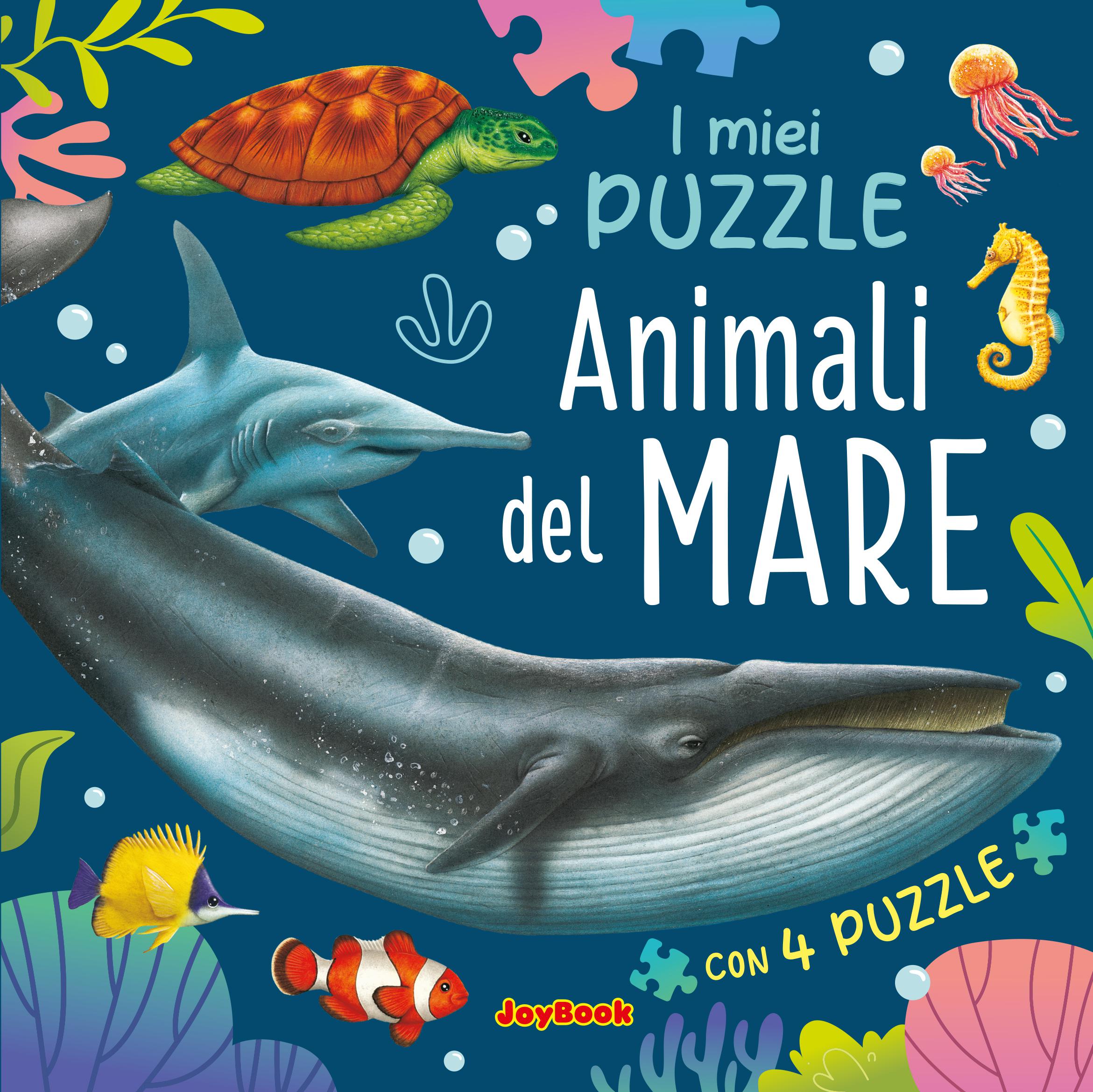 Animali del mare. Libro puzzle. Ediz. a colori