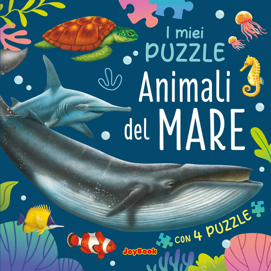 Animali del mare. Libro puzzle. Ediz. a colori