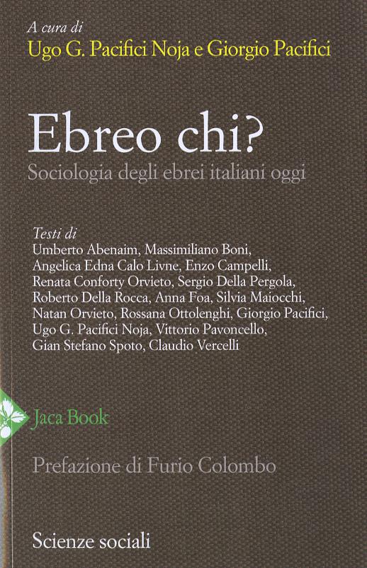 Ebreo Chi?(Fc) Sociologia Degli Ebr