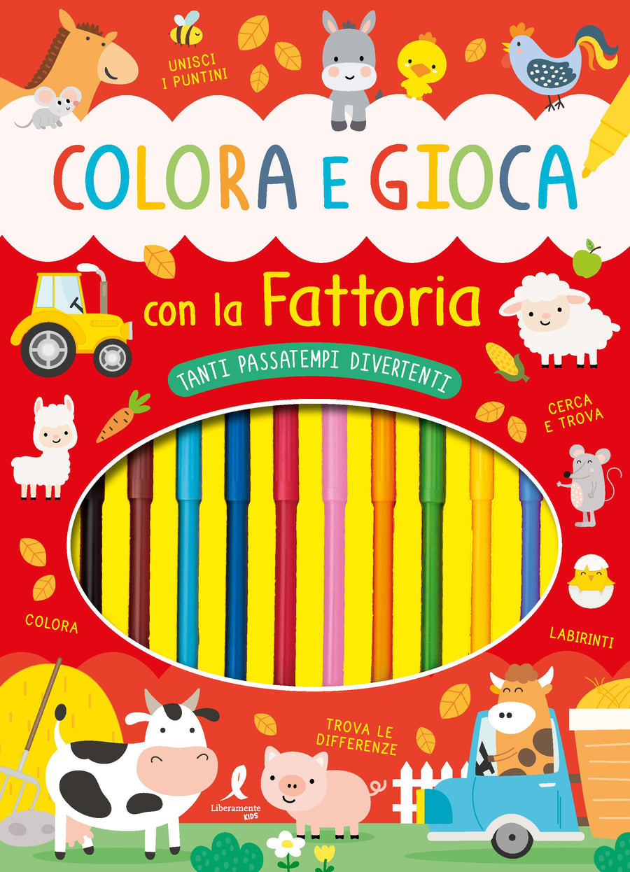 Colora e gioca con la fattoria