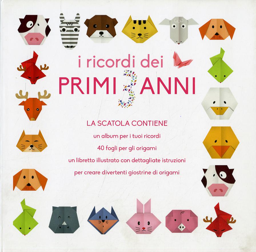 Ricordi dei primi 3 anni. Giostrine di origami. Versione bambina. Con gadget