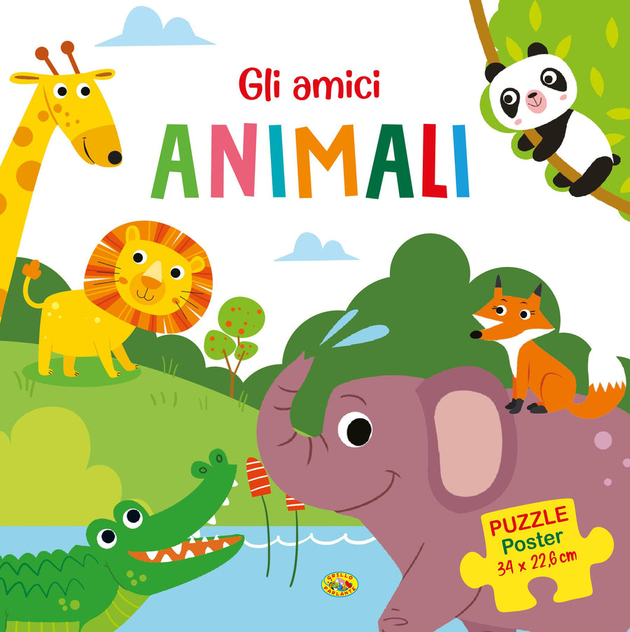 Amici animali. Puzzle poster. Ediz. a colori