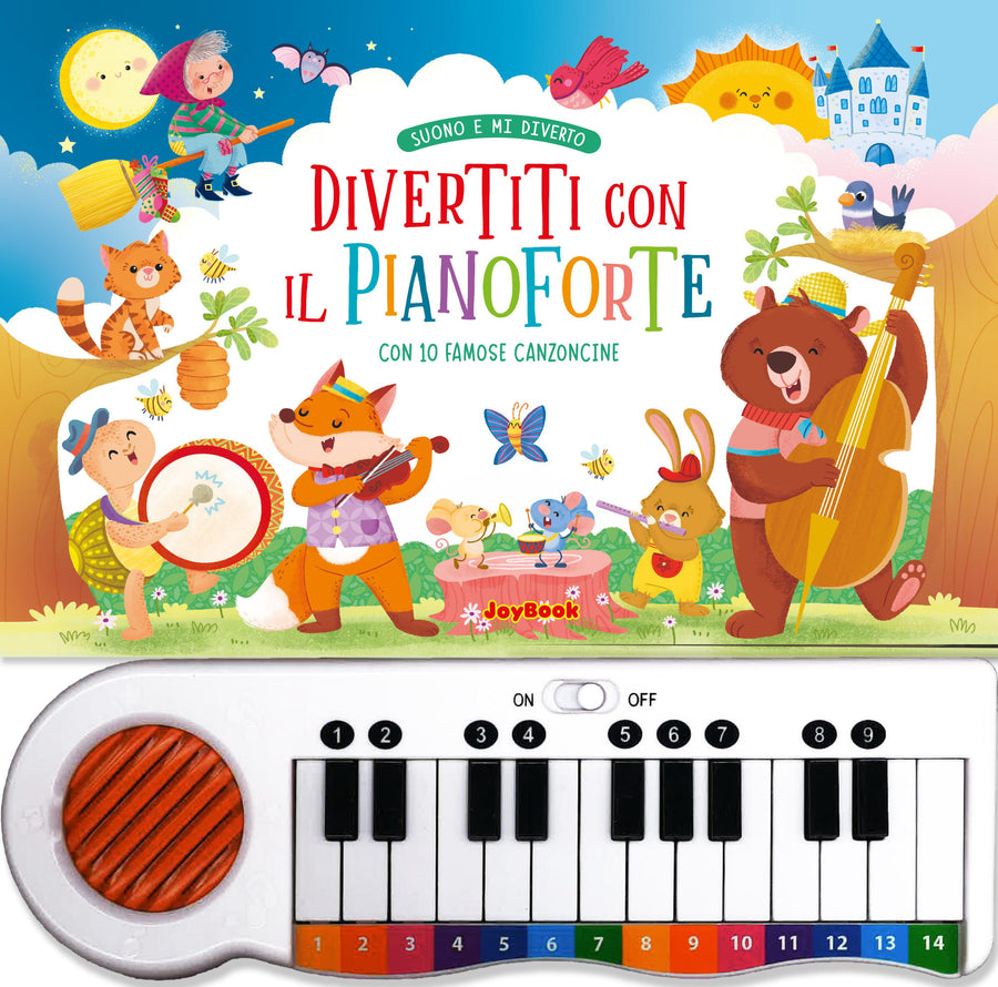 Divertiti con il pianoforte con 10 famose canzoncine. Ediz. a colori