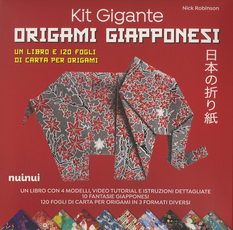 Kit gigante origami giapponesi. Con 120 fogli