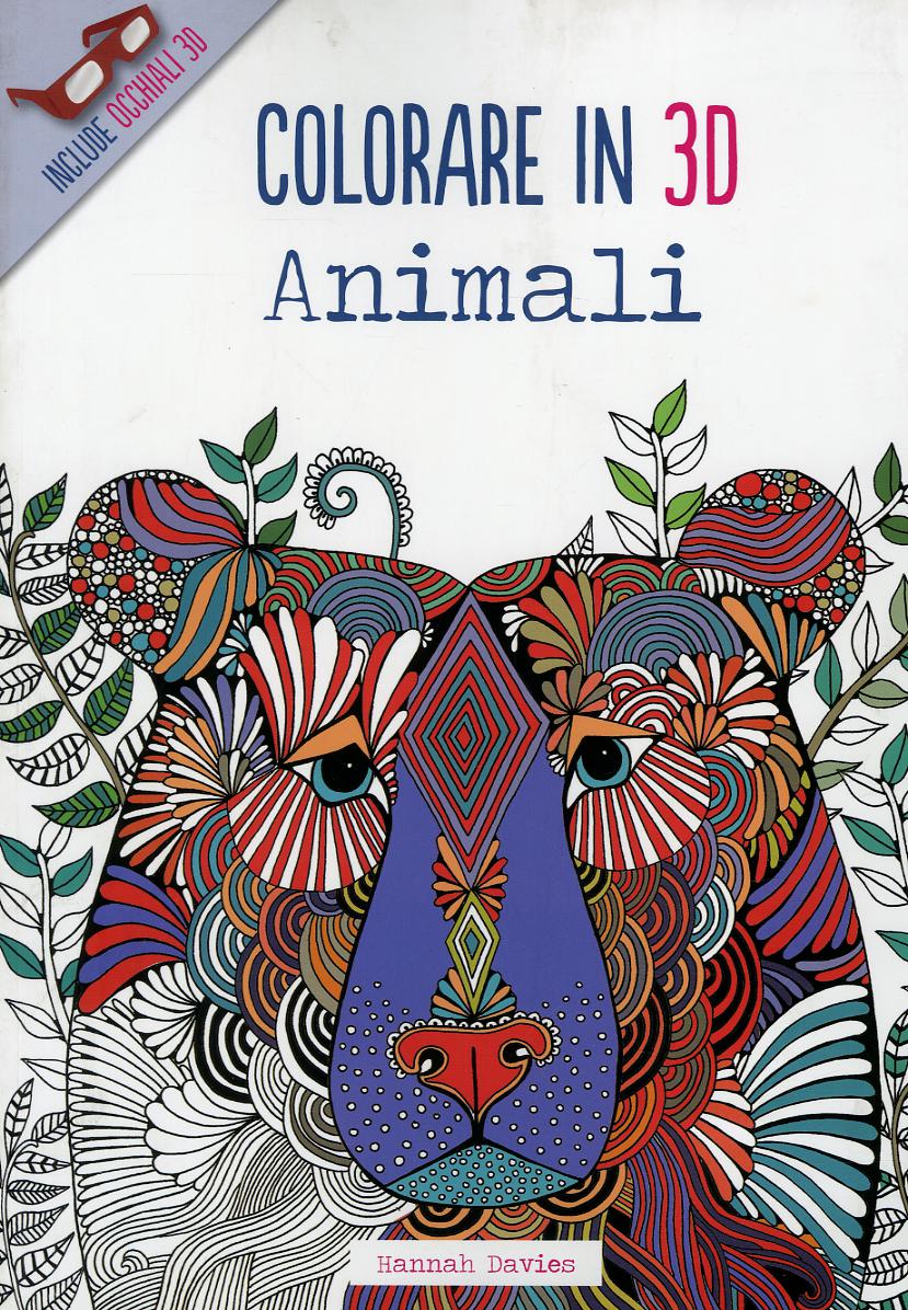 Animali. Colorare in 3D. Con gadget