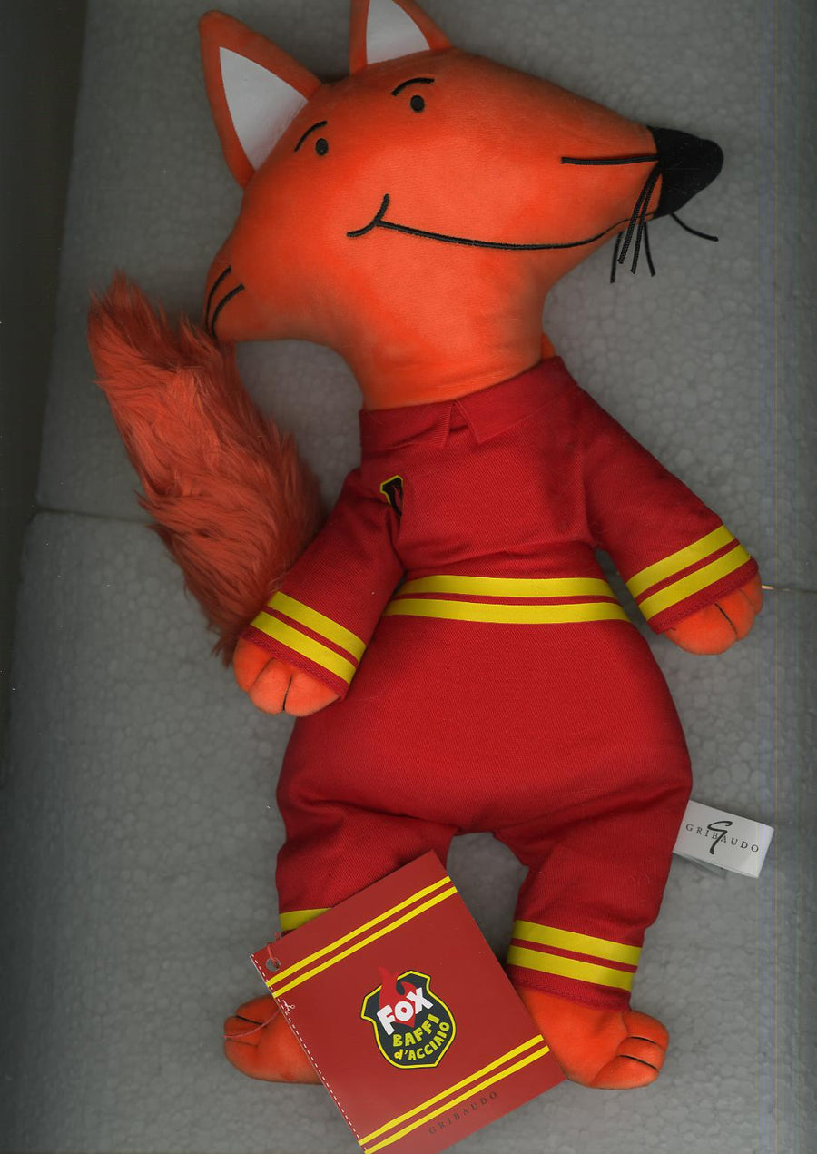 Caposquadra. Peluche. Fox baffi d acciaio. Con Giocattolo morbido