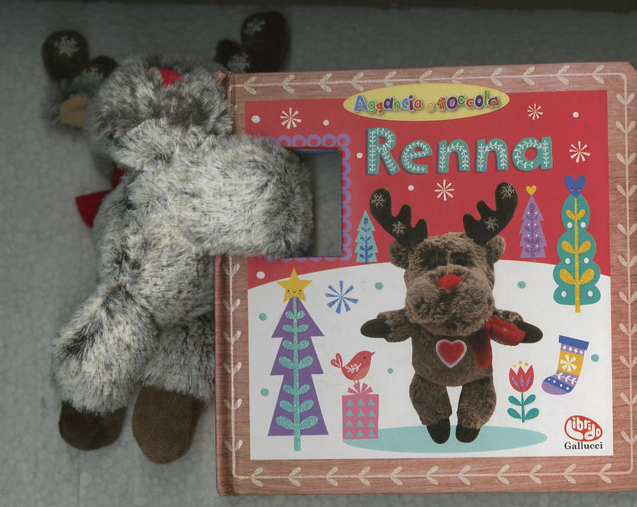 Renna. Aggancia e coccola. Ediz. a colori. Con peluche