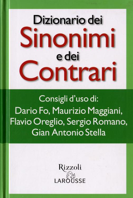 Dizionario dei sinonimi e dei contrari