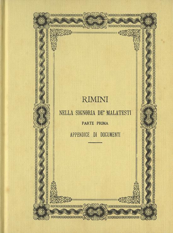 Rimini nella signoria de'malatesti
