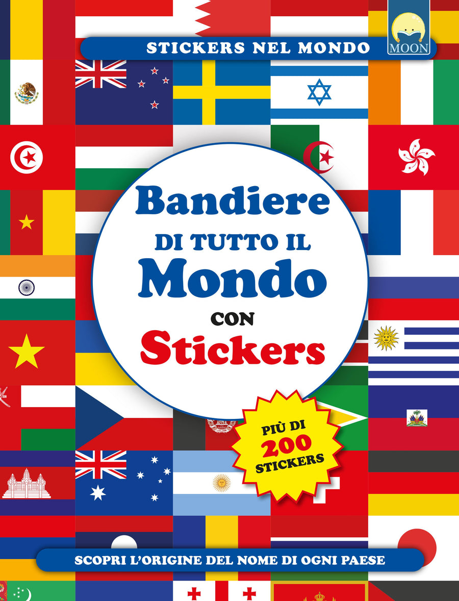 Bandiere di tutto il mondo. Con adesivi