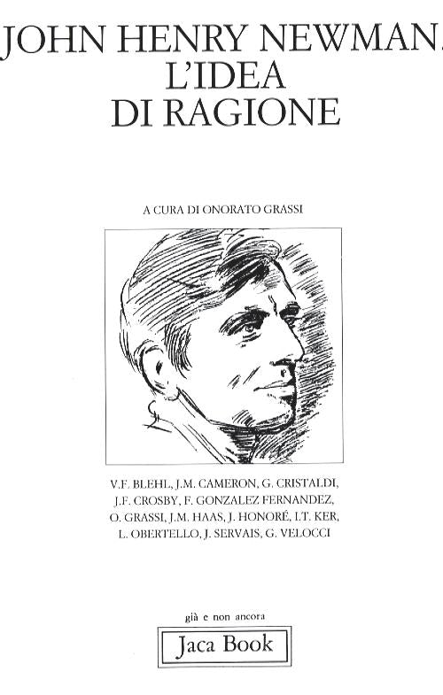 John Henry Newman. L Idea Di (Fc)