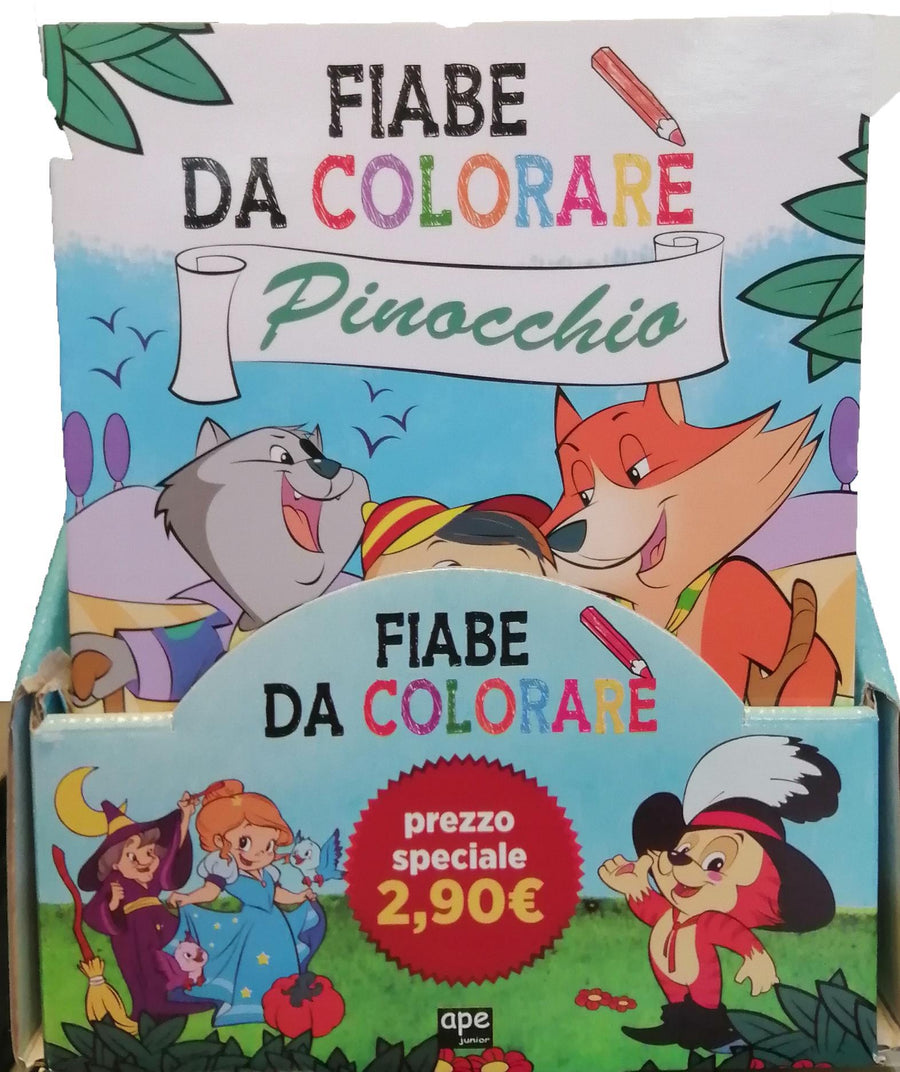 Cf.fiabe da colorare 80cp tit.assor
