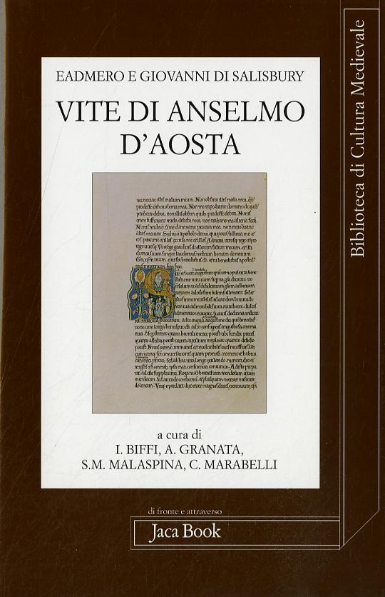 Vite Di Anselmo D Aosta. Testo Lati