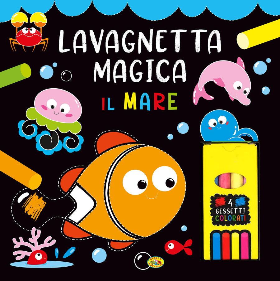 Mare. Lavagnetta magica. Ediz. a colori. Con 4 gessetti colorati