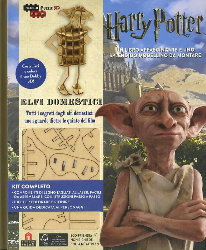 Elfi domestici. Harry Potter. Incredibuilds puzzle 3D da J. K. Rowling. Ediz. illustrata. Con gadget