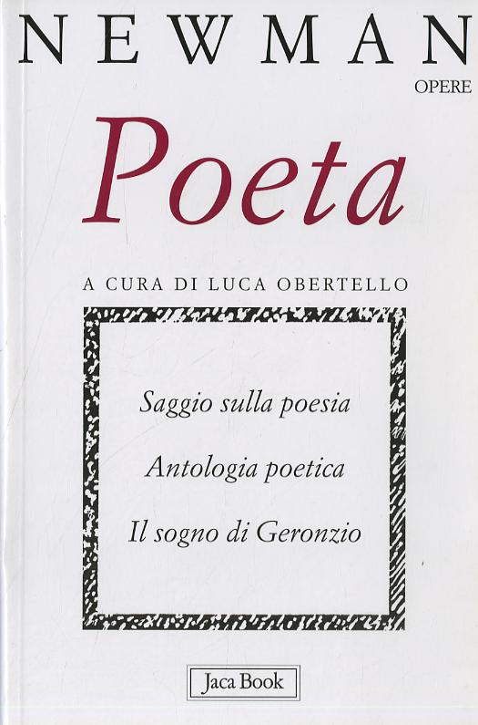 Poeta. Saggio Sulla Poesia. (Fc)