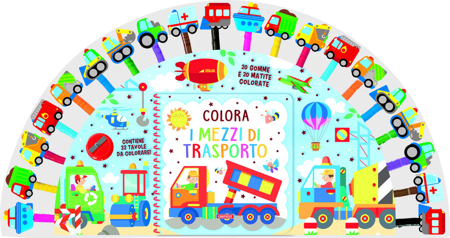 Colora i mezzi di trasporto