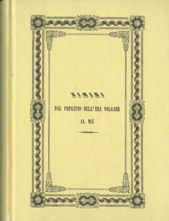 Rimini dal principio dell'era volga