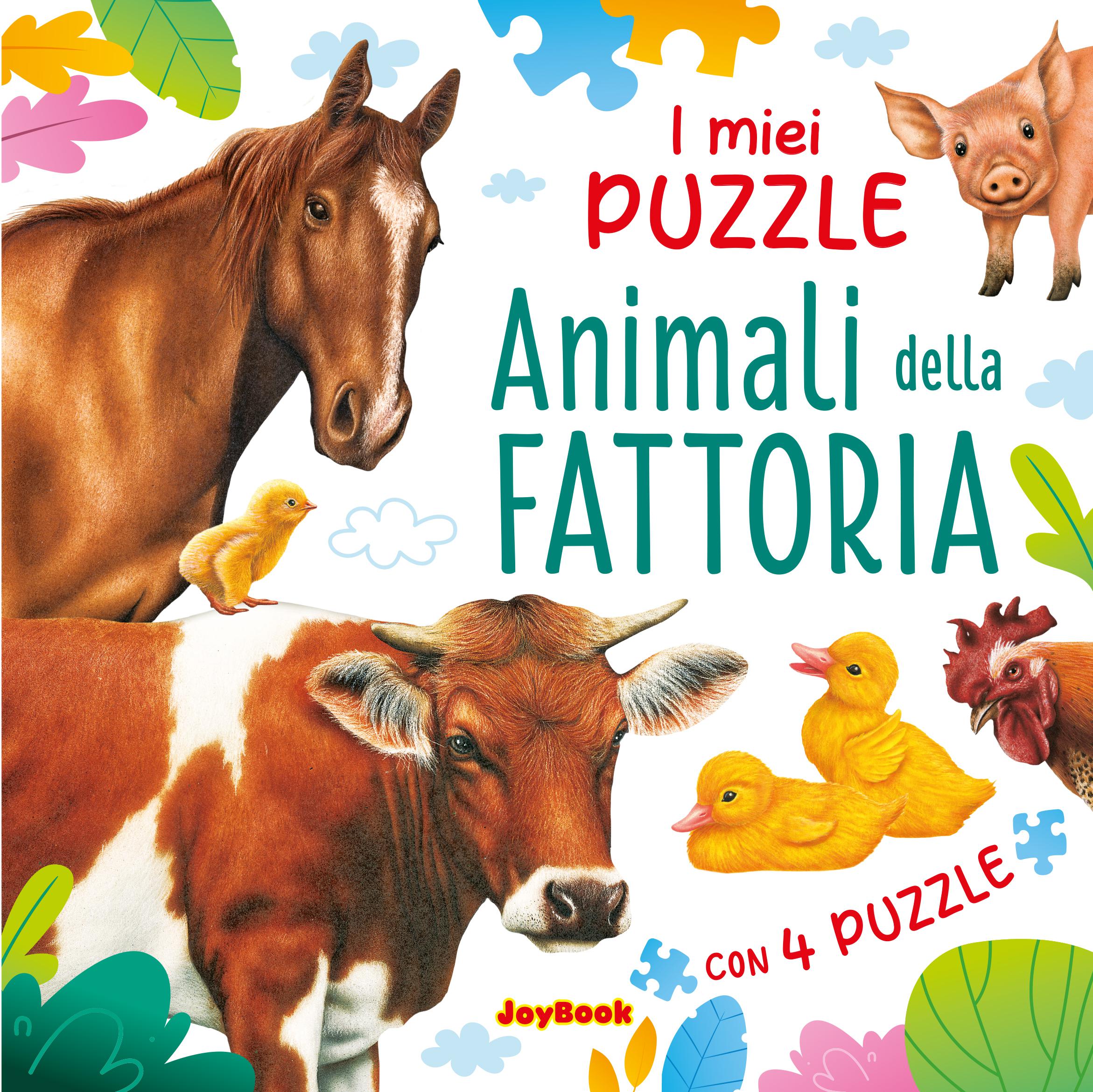 Animali della fattoria. Libro puzzle. Ediz. a colori