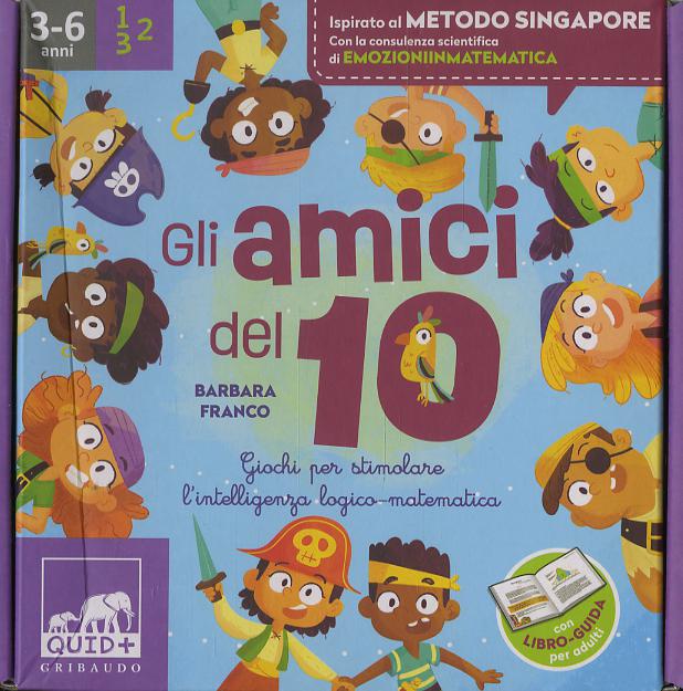 Amici del 10. Ediz. a colori. Con 2 dadi da montare. Con puzzle calcolatore. Con 40 Carte
